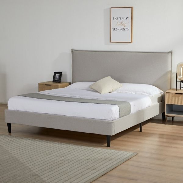 Krevat dopio ASTON, Light Grey