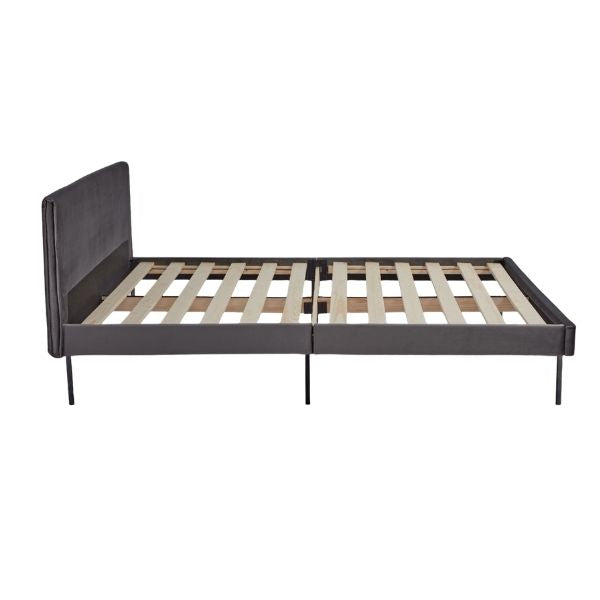 Krevat dopio MATTEO, Dark Grey