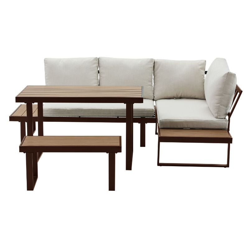 Set outdoor HEDA, BROWN