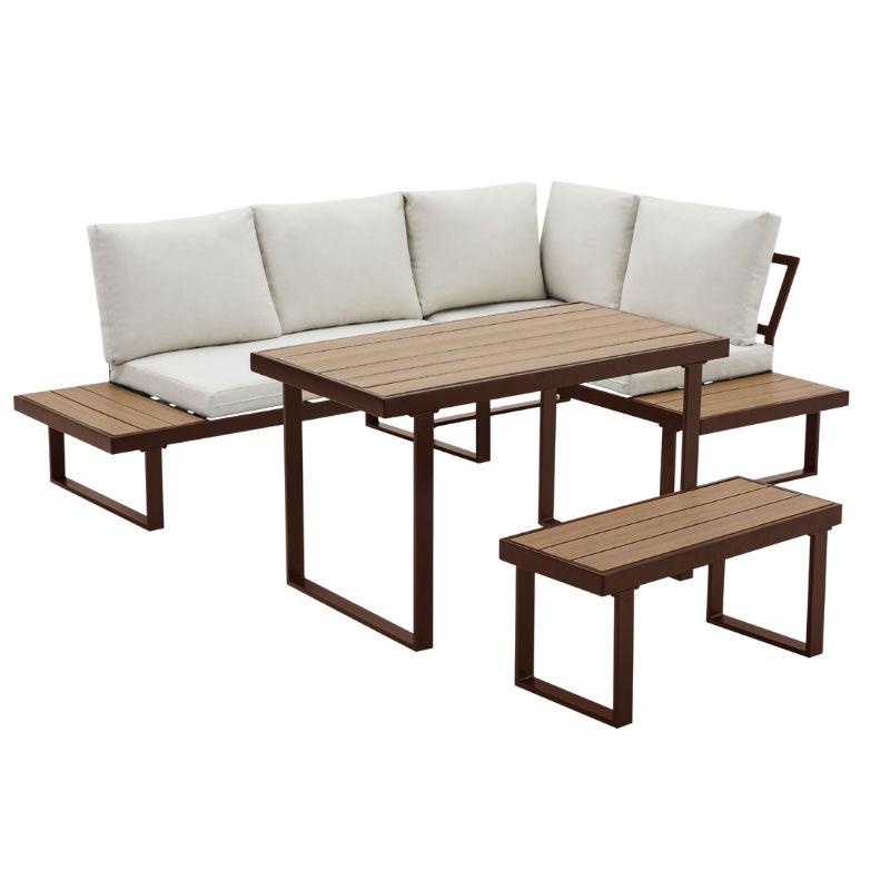 Set outdoor HEDA, BROWN