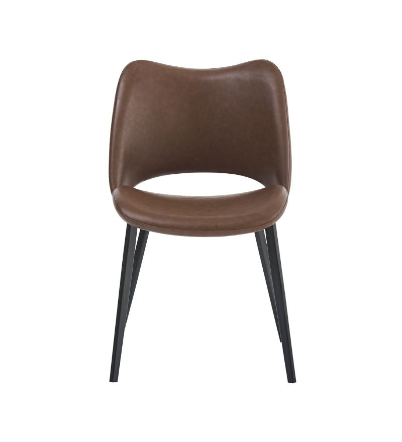 Chair MAEVA, Beige + Brown