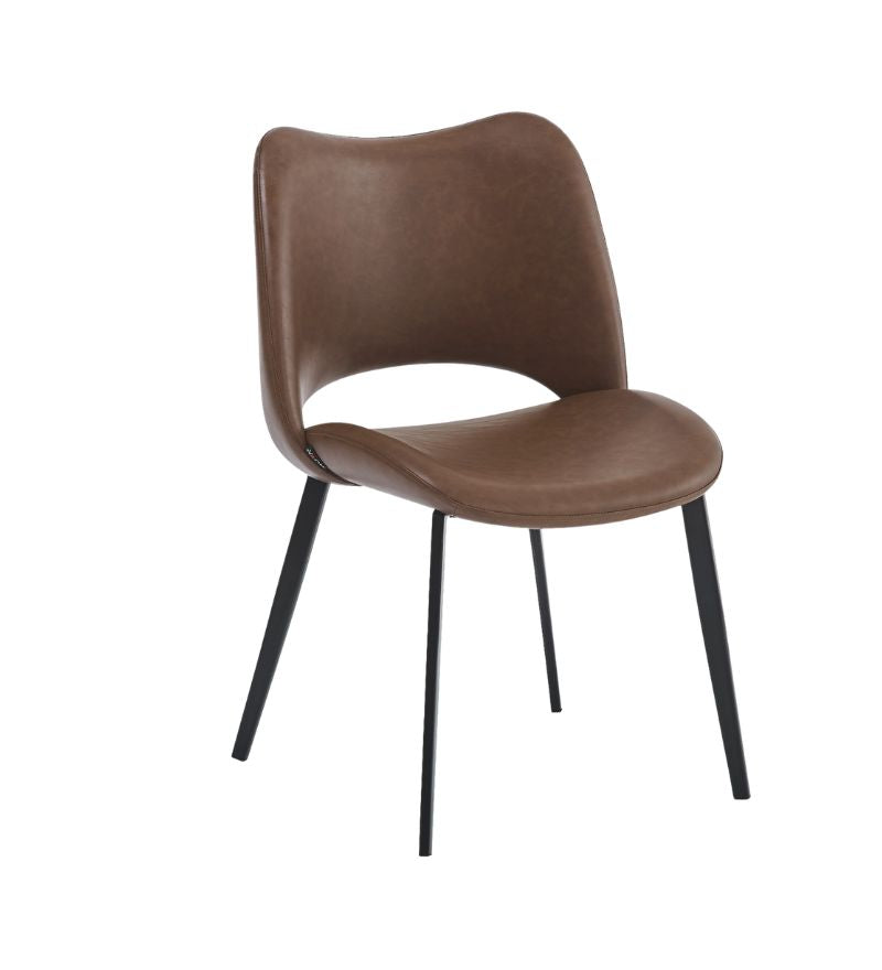 Chair MAEVA, Beige + Brown