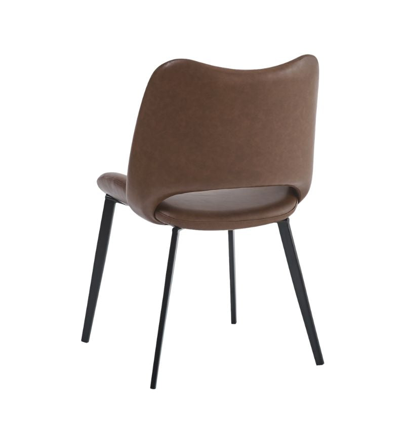 Chair MAEVA, Beige + Brown