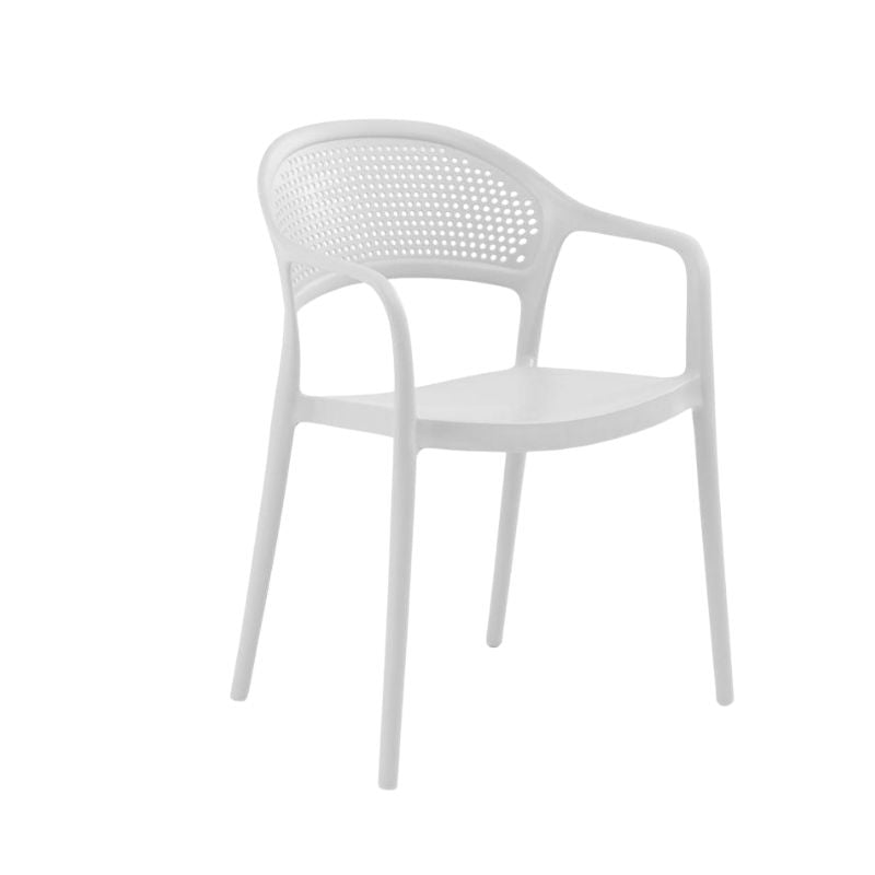 Karrige me krahë MILOS, WHITE