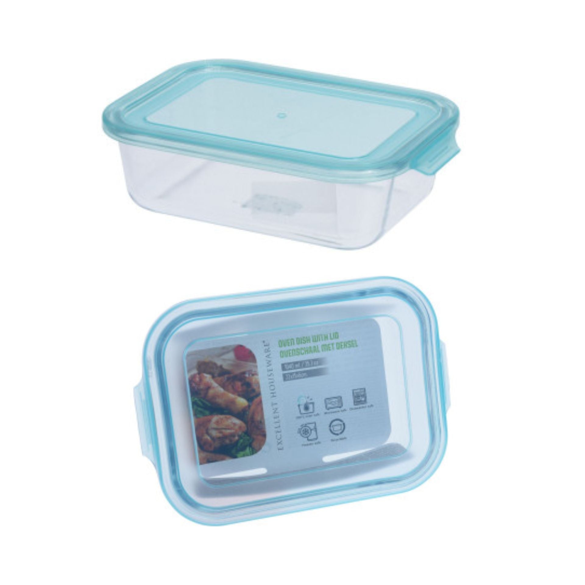 Tas ushqimi qelqi 1040 ml