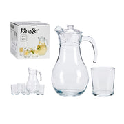 Set Kanë uji 1.8L + 4 gota qelqi