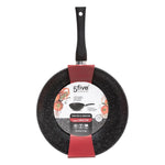 Deep aluminum pan 28 cm