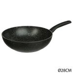 Deep aluminum pan 28 cm