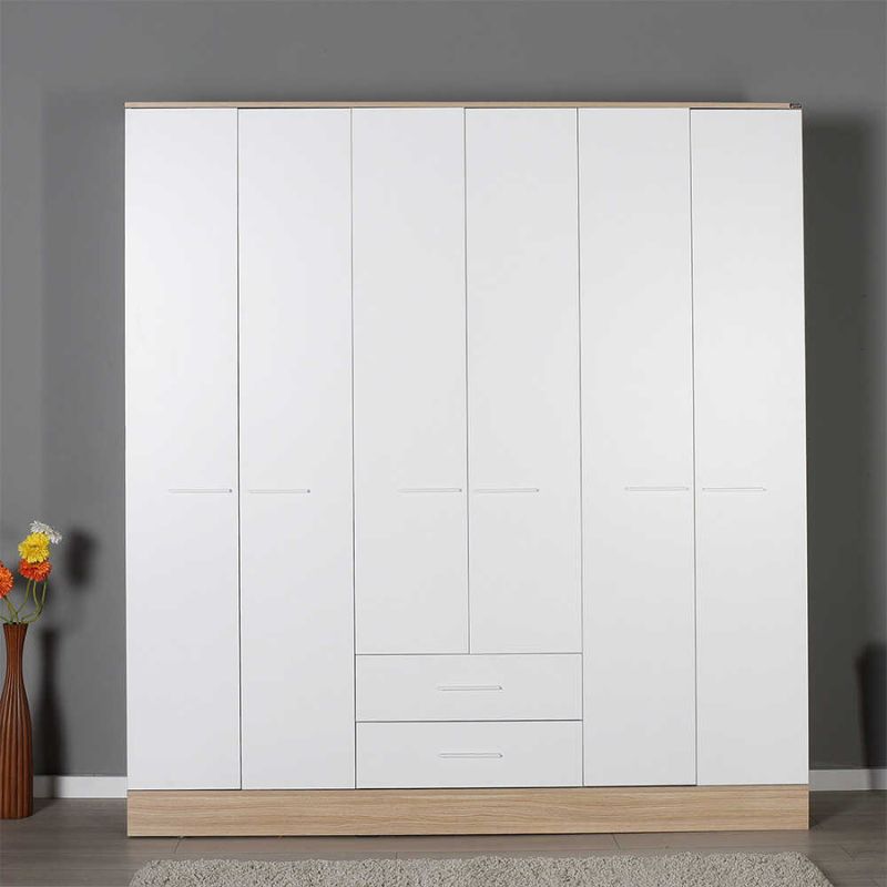 Garderobë ISA me 6 dyer