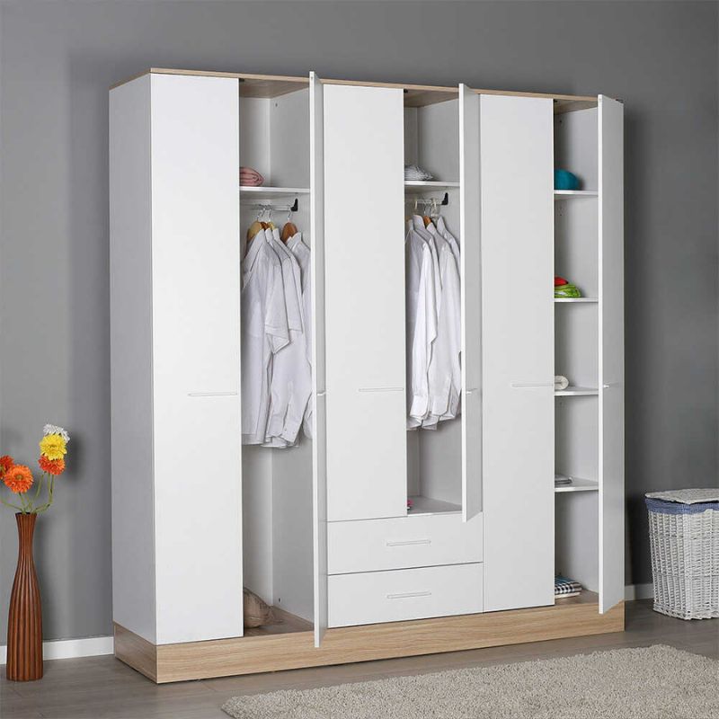 Garderobë ISA me 6 dyer