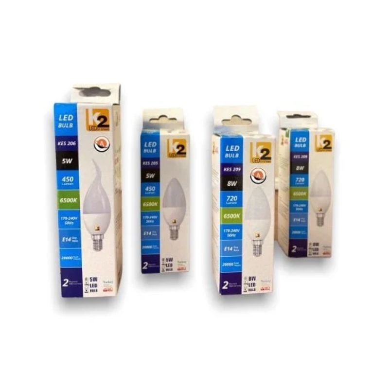 Llambë 8W E14 C37 SMD LED