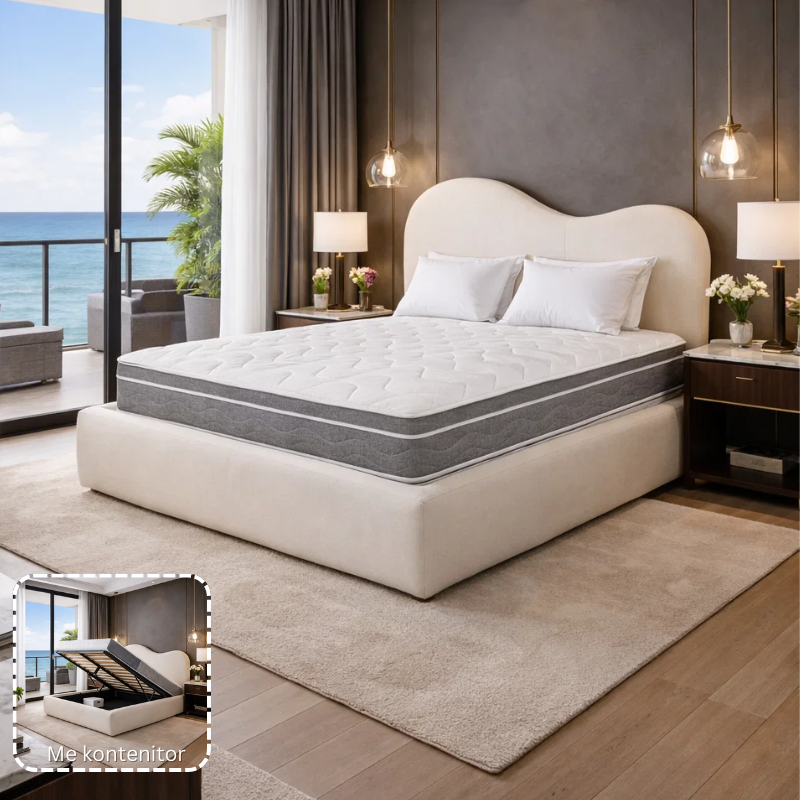 Krevat dopio me mekanizëm POSITANO + Dyshek MAXIMA