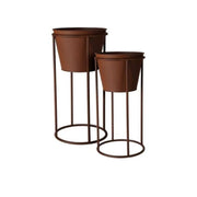 Set mbajtëse vazosh + 2 vazo