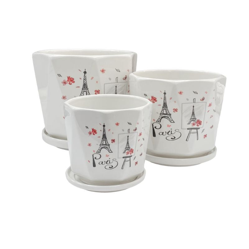 Set vazo lulesh PARIS, 3 copë