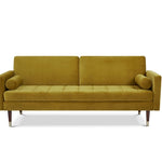 Sofa Bed dy-vendësh JULIET Green Velvet