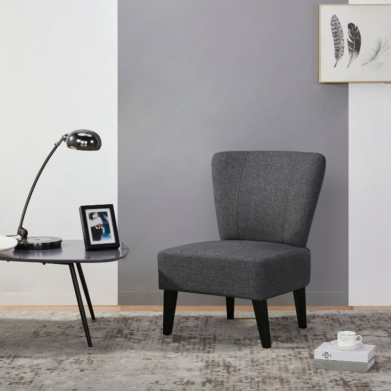 Poltron pa krahë LEVI Dark Grey
