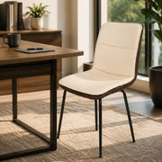 Chair MAEVA, Beige + Brown