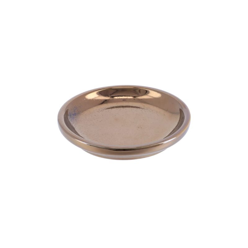 Mbajtëse sapuni prej porcelani, bronz