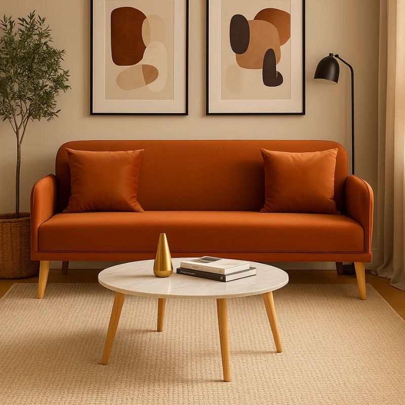 Sofa bed MALERIA, Tobbacco