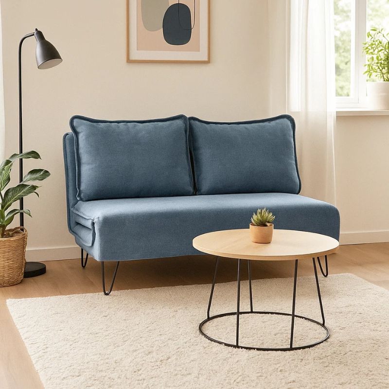 Sofa bed dy-vendësh KIARA Blue