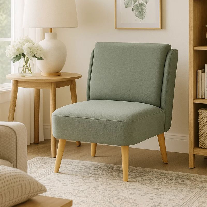 Poltron pa krahë SERENA, Dark Green