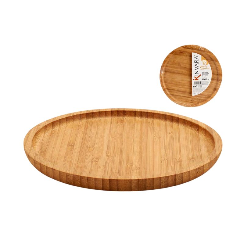 Pjatë BAMBOO për aperitiv rrethore