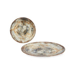 STONE BROWN porcelain plate
