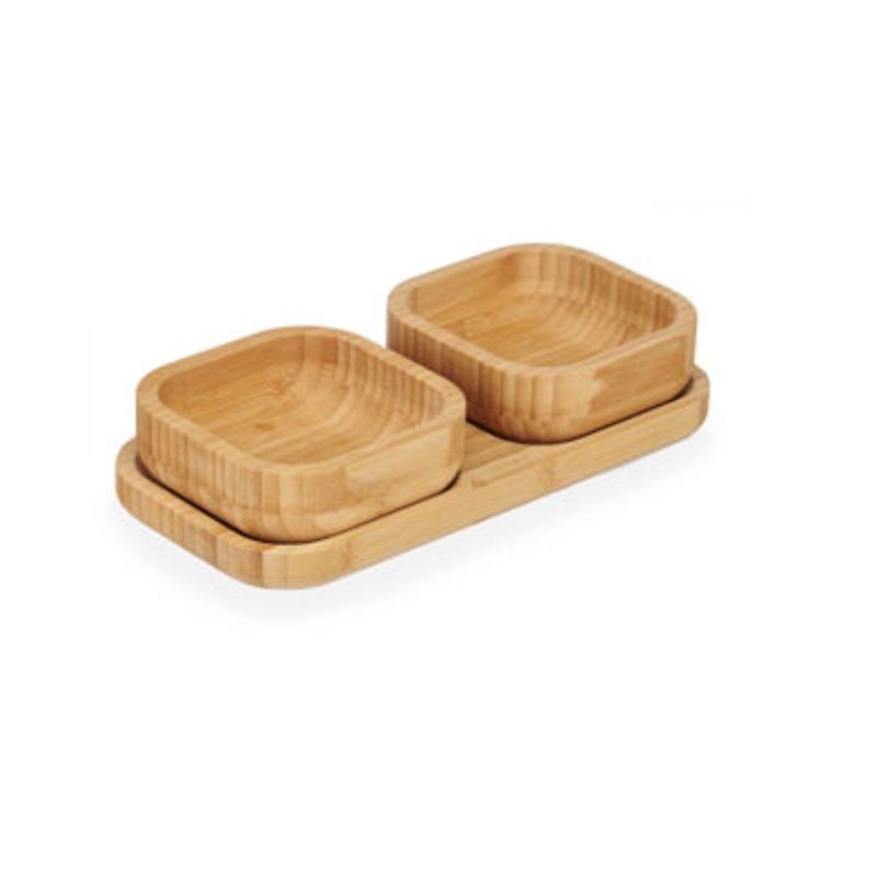 Set bamboo për antipasta , 3 copë