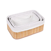 Set koshash organizues Bamboo, 3 copë, natural