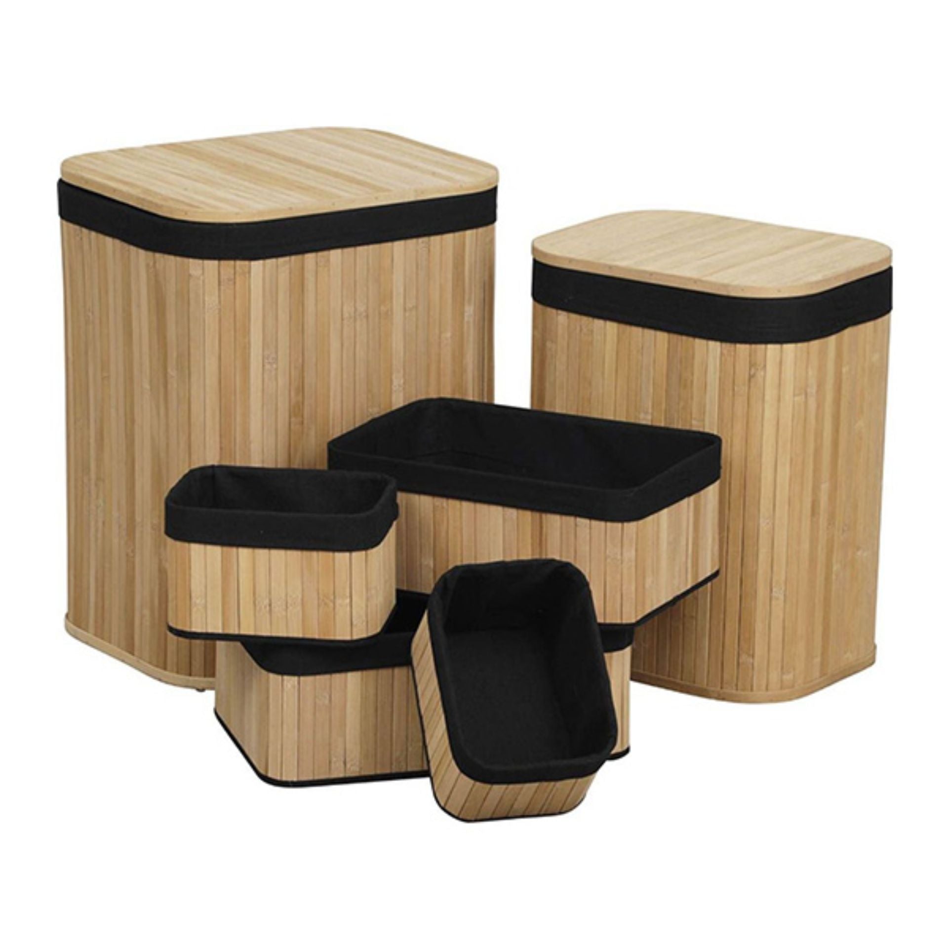 Set koshash për rroba Bamboo, 6 copë