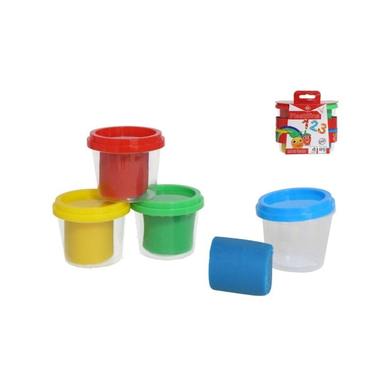 Set plastelinash 85g,4 copë