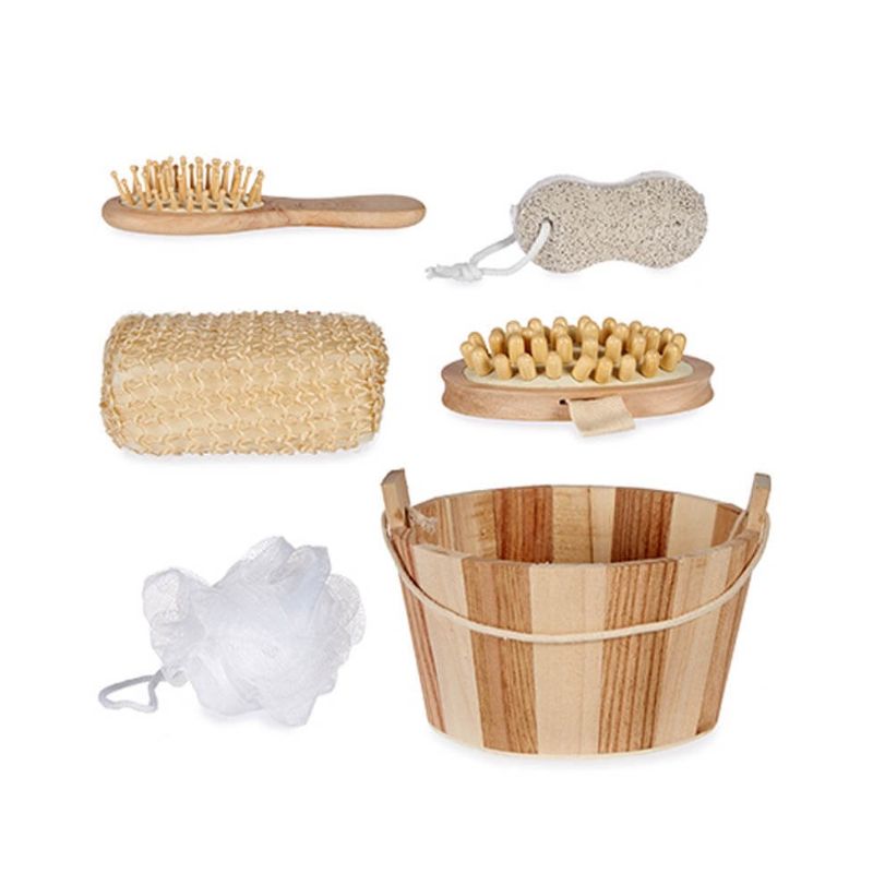 Set tualeti 4 copë WOODEN BUCKET