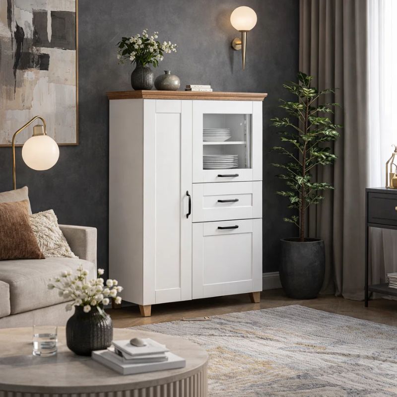 Vitrinë e ulët për dhomë ndenje CONTEMPO