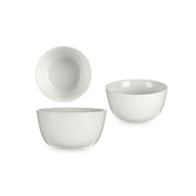 Tas rrethor porcelani white