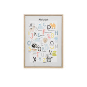 Pikturë ALPHABET me kornizë