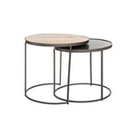 BASILE side table set, 2 pieces