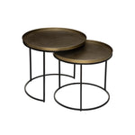 BASILE side table set, 2 pieces