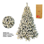 Pemë Krishtlindjesh me borë, 240 cm