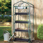 Flower rack with 4 compartments