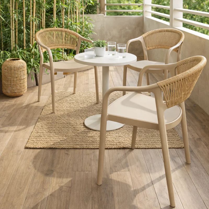 Karrige me krahë LINDEN, Cappuccino