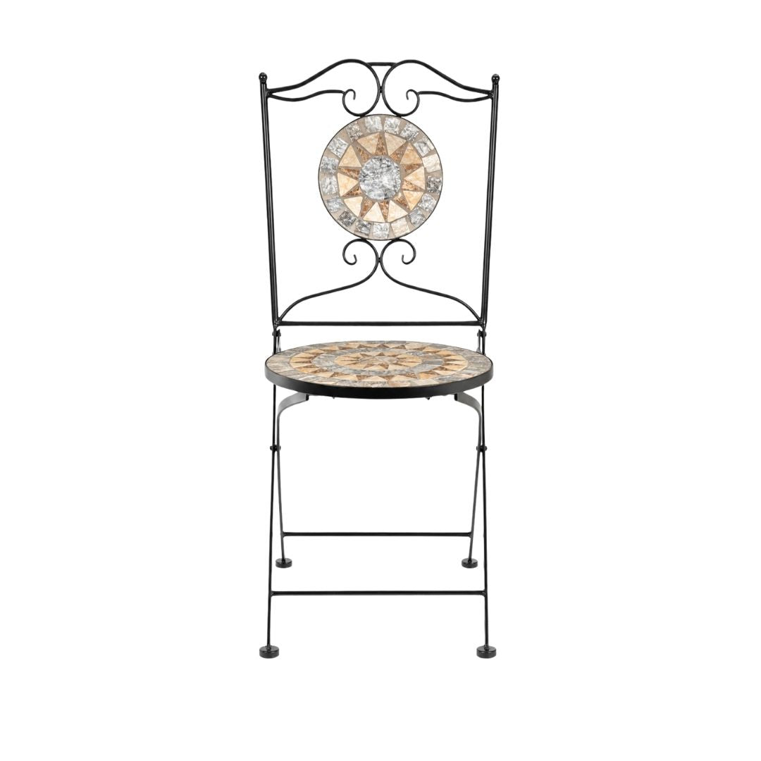 APOLO folding mosaic chair, 39X50X92CM