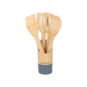 Set aksesorë gatimi bambu, 6 copë