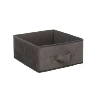 Velvet gray organizer box 31 x 15 cm