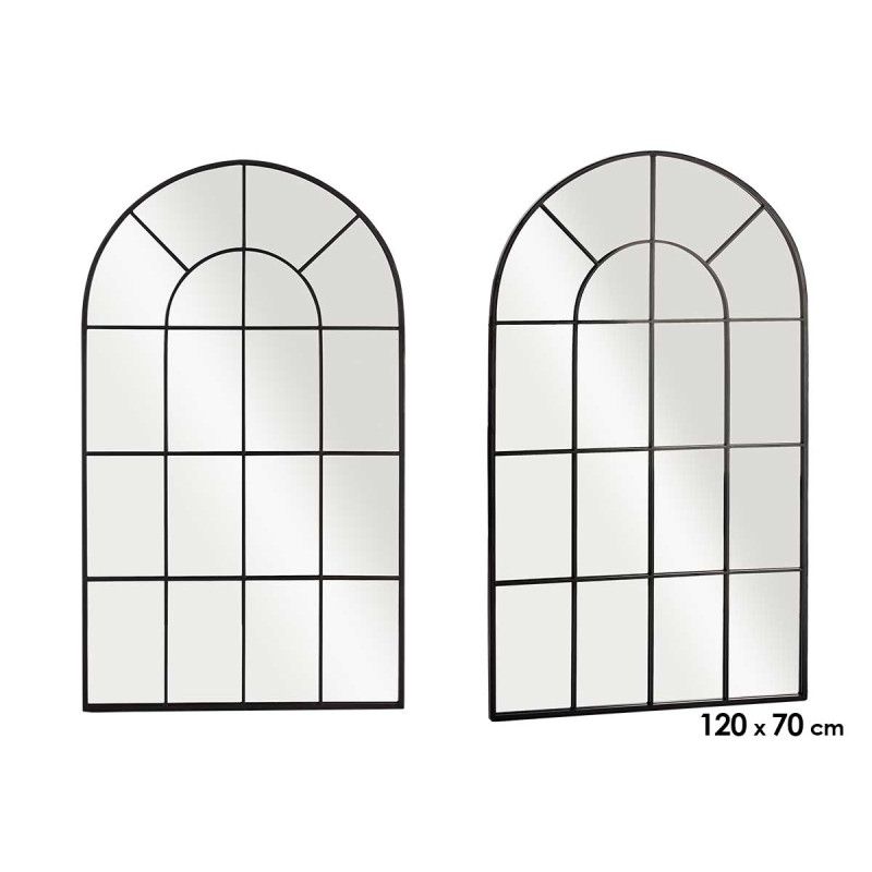 White mirror, window shape 180x90cm