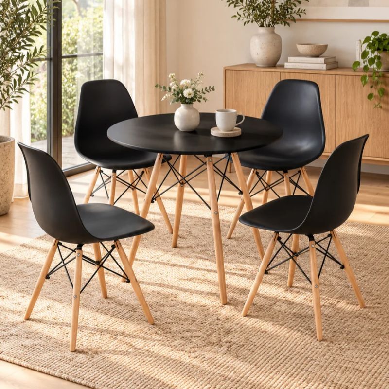Dining table SIA, Black D80