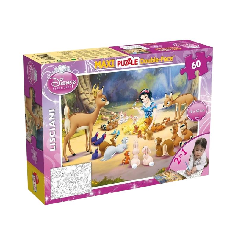 Puzzle Borëbardha 2 në 1 60cp Lisciani