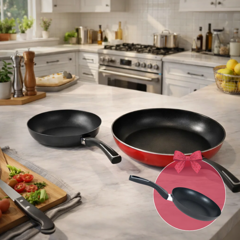 Tigan ROSSO 32 cm + Tigan GUSTO 26 cm