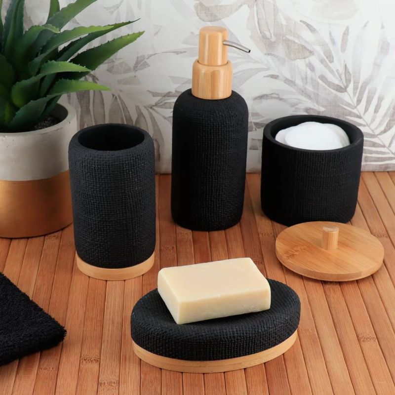 Gray toothbrush holder