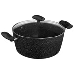 Aluminum pot with lid 28 cm