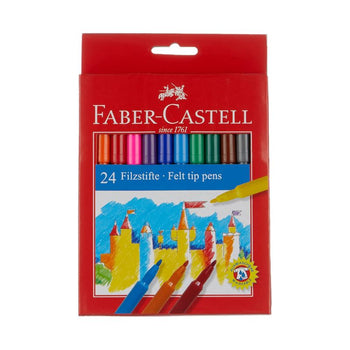 Ngjyra uji Faber Castell 24 copë